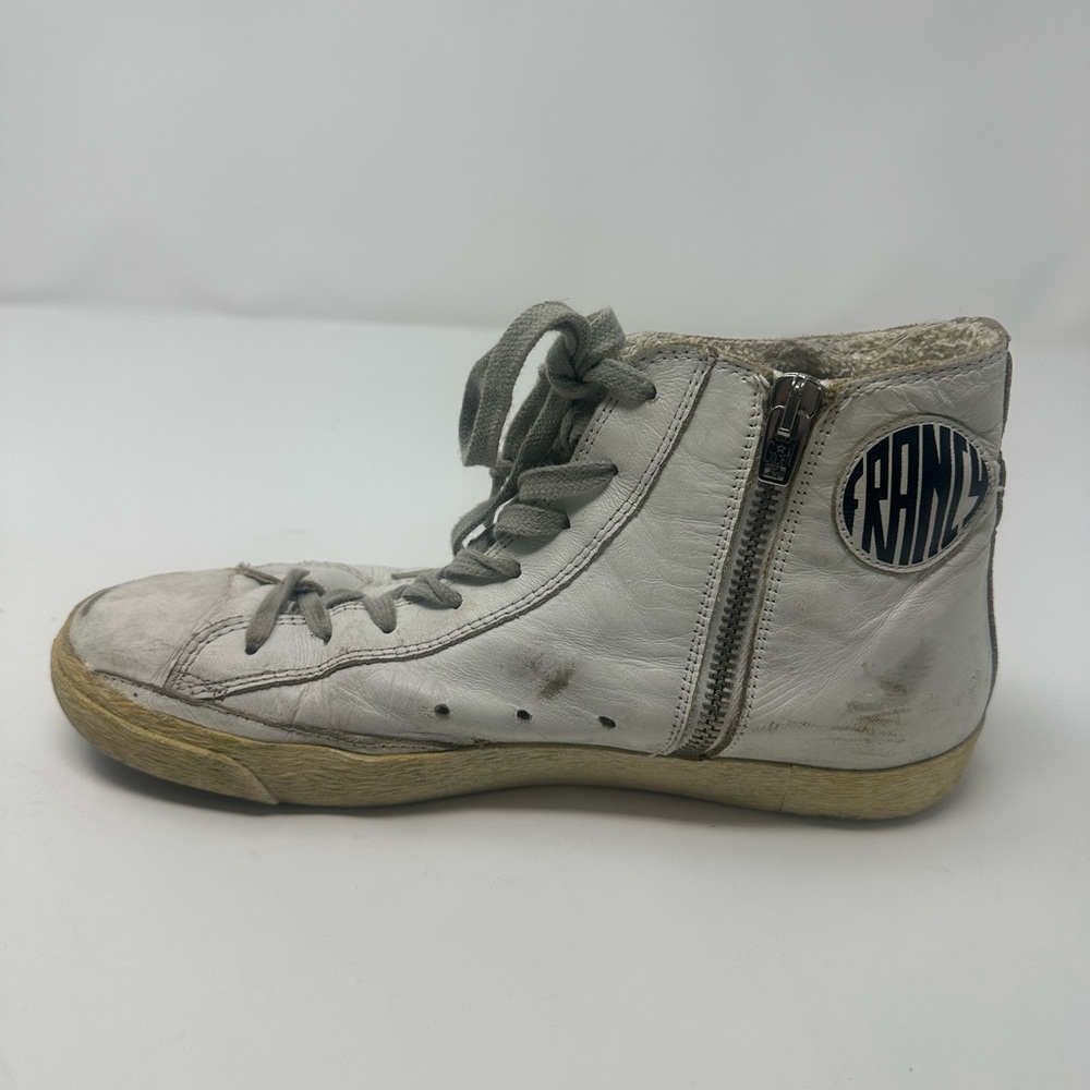 Francy White High-Top Sneakers by Golden Goose size 9 - Picture 6 of 10